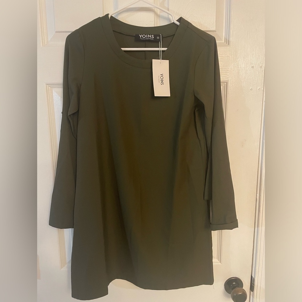 Ladies LS dress, XS nwt